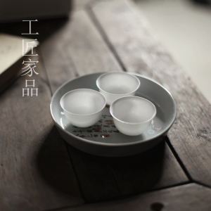 |叙白|潮州骨瓷蛋壳茶具 白玉令小杯 潮州工夫茶