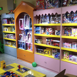 儿童乐园游乐场专用货架展柜卡通货架玩具展示柜母婴店货架可定做