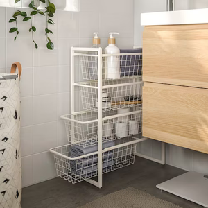 IKEA宜家JONAXE尤纳赛尔卫生间收纳筐多用途便捷置物篮筐脏衣篮