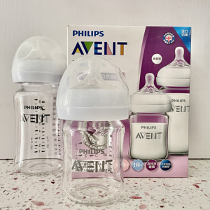 飞利浦新安怡奶瓶宽口径新生婴儿0到6个月宝宝母乳防胀气玻璃奶瓶