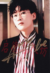 官方正品A-韩国正版歌手李赫宰 银赫亲笔签名照-珍藏