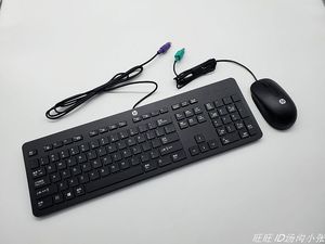 全新正品惠普HP KB-1469 PS2圆孔有线键盘鼠标 防水静音 键鼠套装