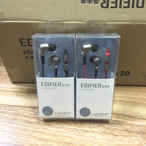 Edifier/漫步者 H230P入耳塞MP3耳机立体声音乐智能手机线控耳麦