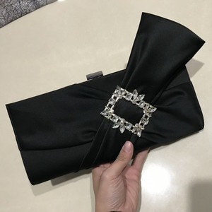 新品RV新钻丝绸链条手包