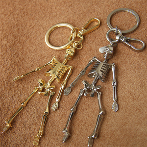 英伦风趣味送礼骷髅钥匙扣包包挂饰个性女包挂件男生小车钥匙扣丽