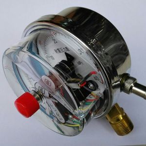 40mpa 24V 耐震电接点压力表 磁敏电接点压力表 磁簧电接点压力表