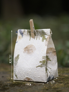 天然植物结婚喜糖盒糖果袋诞生伴手礼盒袋包装袋回礼袋饼干袋森系