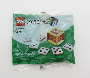 LEGO 4648939 乐高积木玩具 Games 桌游 拼砌包金色骰子 乐高标志