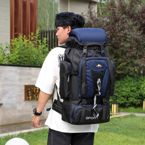 户外登山包双肩背包男女70升防水旅行双肩包大容量行李包运动背囊