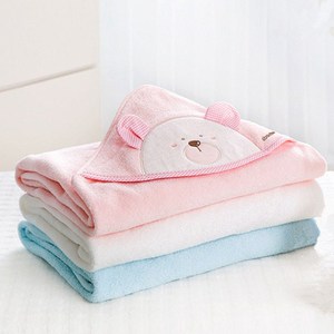 日本代购婴儿浴巾宝宝包被新生儿抱被儿童纯棉加厚正方形毛巾包毯