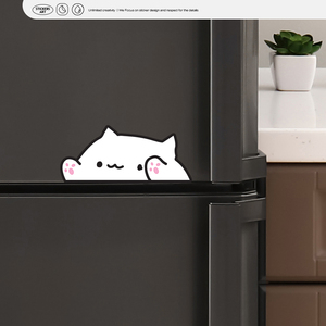 创意搞笑猫咪冰箱贴磁贴卡通小猫吸铁石可爱萌磁性贴家居装饰饰品