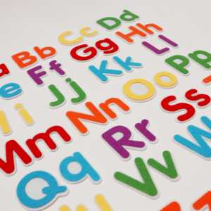26个英语字母毛毡布贴felt alphabet英语教具