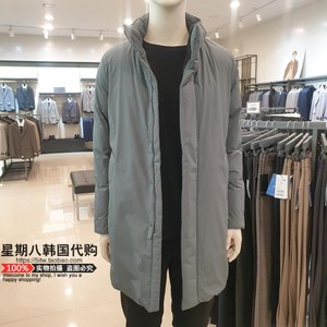 直邮韩国代购ZIOZIA特价男士商务休闲鹅绒中长款羽绒服FP1104