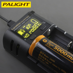 霸光18650充电器分容测容量锂电池26650多功能3.7V快USB双槽手电