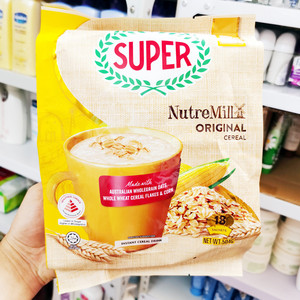 马来西亚进口 SUPER超级三合一 复合麦片 免煮即食谷物早餐
