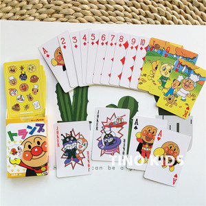新款卡通图案面包宝宝超人扑克牌儿童小纸牌卡牌益智早教游戏玩具