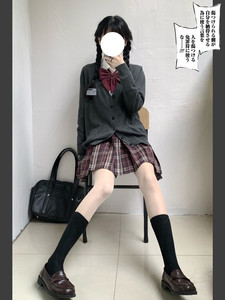 JK针织开衫冬季纯棉校园风学妹制服外搭毛衣jk毛衣1688西乡超越