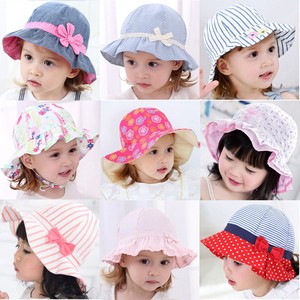 宝宝帽春夏薄款0-3个月遮阳帽儿童公主女童1-2-4岁女宝宝帽子夏款
