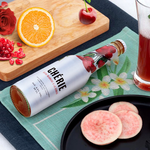 比利时进口奢莉百香果樱桃味桃子石榴瓶装果啤酒高浓度水果味组合