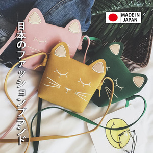 日本代购JOUOE女童公主包可爱迷你小猫咪单肩斜挎包3-5岁零钱包潮