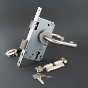 欧标美标套装门入户门分体执手锁不锈钢锁5572 6072 5072型门锁