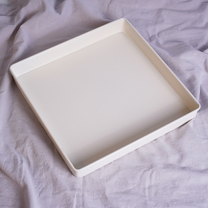 白色不粘烤盘28cm方盘蛋糕卷模具正方形烤盘毛巾卷雪花酥家用烘焙
