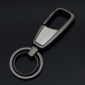 高档汽车钥匙扣男士挂件金属不锈钢女情侣锁匙扣刻字定制创意礼品