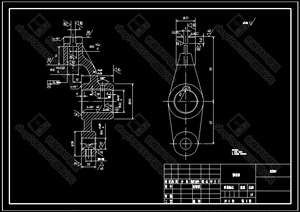 B6065刨床推动架工艺规程及夹具设计钻Φ16孔含CAD图纸+说明书