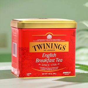(2香港发货顺丰)TWININGS川宁英国早餐红茶200G速溶香浓醇滑袋泡