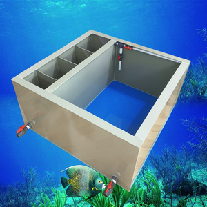 PP塑料厚板带过滤盒大型养乌龟兰寿龙鱼锦鲤鱼池水箱海鲜订做鱼缸