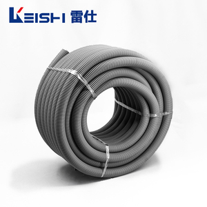 香港港版 塑膠灰軟喉20/25/32mm PVC波纹管电工穿线管 加厚灰色