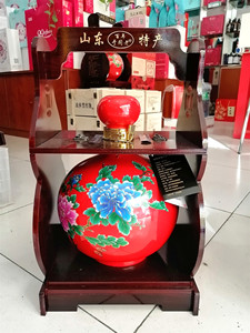 山东平阴玫瑰花酒 特产玫瑰酒白酒 于阁老礼品装酒 包邮2.5L53度