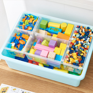 幼儿园美工盒 办公杂物分类整理盒储物盒 日式塑料抽屉收纳盒批