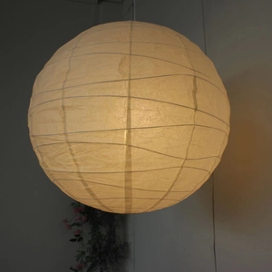 日式诧寂风宣纸灯笼纸灯笼氛围照明和纸灯日式野口勇圆球灯笼吊灯