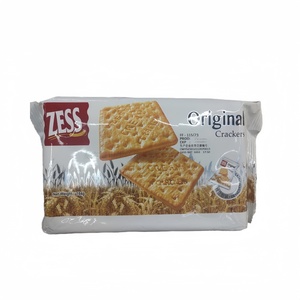 W马来西亚原装进口ZESS杰思牌甜脆原味梳打饼干184g开袋即食袋装