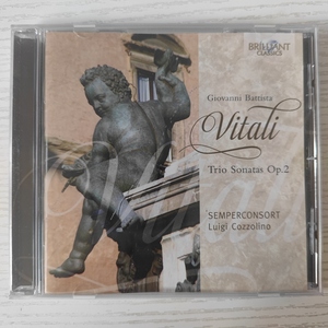 维塔利 12首奏鸣曲  Luigi Cozzolino 欧版 古典CD
