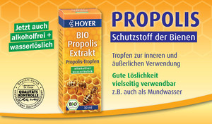 正品德国蜂胶滴剂Hoyer天然欧盟德国双重有机认证水溶无酒精 秒发