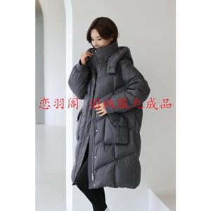 2023新款羽美思A007半成品羽绒服九成品衣壳衣皮面包服女翻新加工