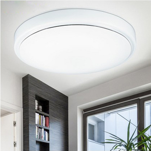 家用厨房客厅卧室灯圆形节能LED吸顶灯普通阳台过道卫生间圆灯小