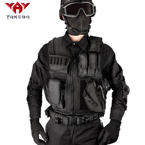 雅科达夏季防护背心户外野战马甲户外军迷装备用品透气训练战术服