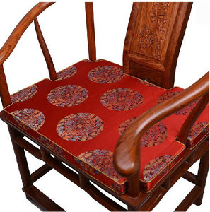 红木沙发坐垫套中式椅子垫实木家具座椅垫乳胶餐椅圈椅太师椅棕垫