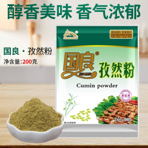 正宗重庆酸辣粉专用调料国良牌 孜然粉 烧烤料200g 增香粉