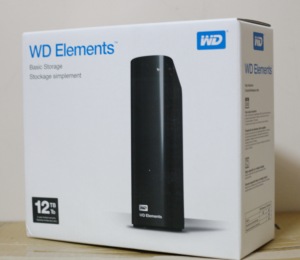 WD/西部数据 elements 12TB USB3.0 移动硬盘 西数12t 氦气盘硬盘