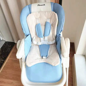 Pouch婴儿童餐椅坐垫K05宝宝餐椅PU皮套座垫套安全带绑带配件
