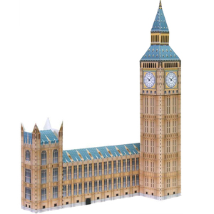 儿童手工折纸DIY拼装立体3D纸质模型迷你场景建筑英国大本钟制作