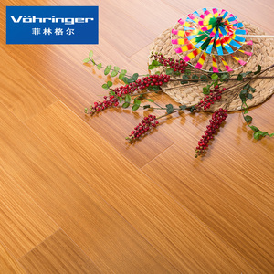 菲林格尔地板德国多层实木复合地板极简主义美木豆15秋光麦田12mm