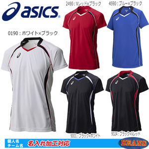 日本正品代购ASICS 亚瑟士男女款儿童排球服训练运动服短袖T恤