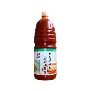 大滝韩式泡菜酱辣素 1.8L 韩国泡菜酱泡菜汤日本料理汤底 1瓶包邮