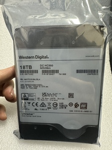 国行 西数 18T硬盘 18TB DC HC550 企业级监控盘 WUH721818ALE6L4