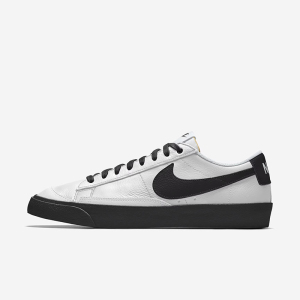 正品耐克Nike BLAZER LOW 77开拓者定制黑白男女低帮休闲情侣板鞋